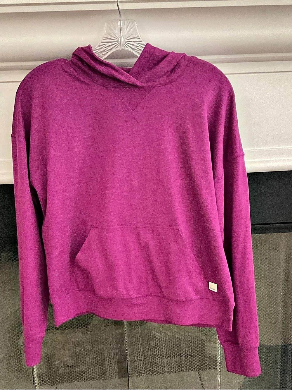 Vuori Halo Modern Pullover Hoodie Burgundy